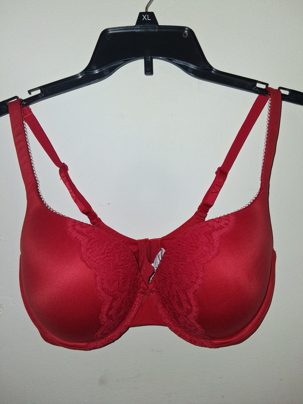 Red Lace-Accent Full Coverage Padded Bra - Victoria Secret's